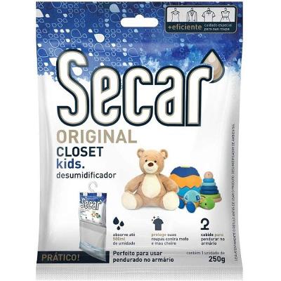 Desumidificador Secar Closet Kids 250g para Armários e Closets Soin
