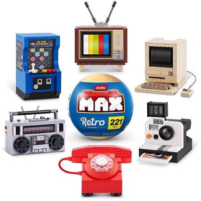 Brinquedo de Montar Max Premium Retro 6 Modelos Retrô Candide