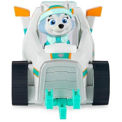 Boneco Patrulha Canina Everest com Veículo de Neve Preto Sunny Brinquedos