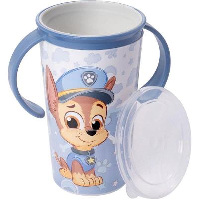 Copo com Alça Magic Patrulha Canina Antivazamento para Transição Plasútil
