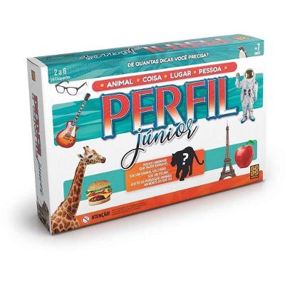 Jogo de Tabuleiro Perfil Junior Dedução Infantil Grow