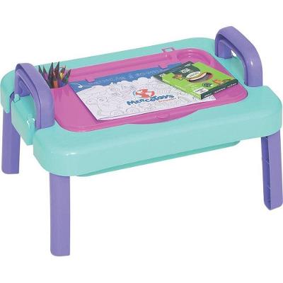 Mesinha de Desenho Charmosa Multiuso com Compartimento Mercotoys
