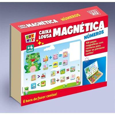 Quebra-Cabeça Magnético com Lousa 2 em 1 Educativo Toy Mix