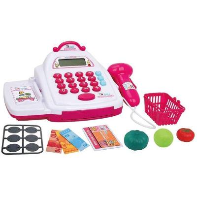 Caixa Registradora de Brinquedo Mini Shopping Creative Fun Rosa Multikids