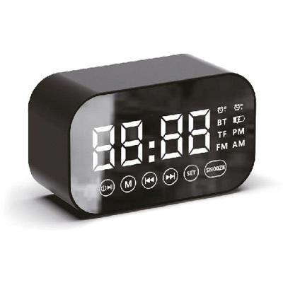 Rádio Relógio Despertador Digital 2 Flex Bluetooth FM LED 10x5cm