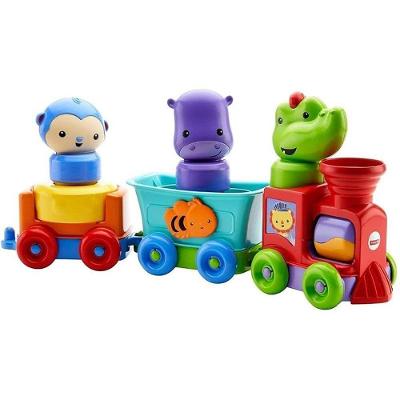 Brinquedo para Bebês Trem Amigos da Floresta Vagões Conectáveis Mattel