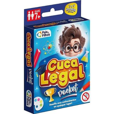 Jogo de Cartas Cuca Legal Pocket 220 Perguntas 4 Categorias Pais & Filhos