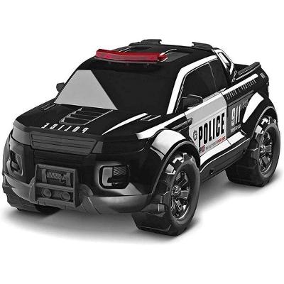 Carrinho Pick-up Force Police 40,5cm Rodas Livres Preto Roma