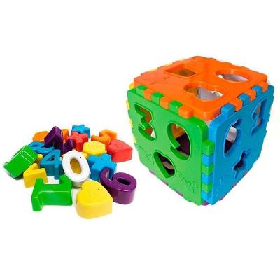 Brinquedo Educativo Cubo Educa Mais com Formas Geométricas Kendy