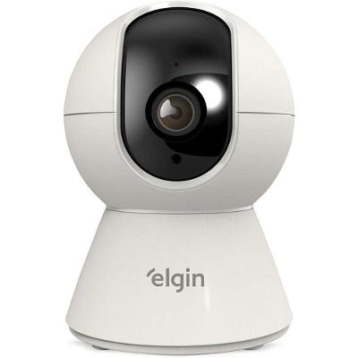 Câmera de Segurança Elgin Rotativa Inteligente Full HD Visão 360 graus 