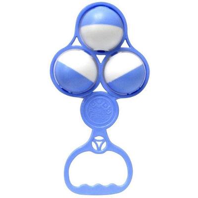 Mordedor e Chocalho Bolas Azuis 2 em 1 Bebês Azul Pais & Filhos