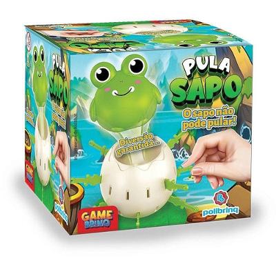 Jogo de Mesa Pula Sapo com 24 Espadas Coloridas Polibrinq