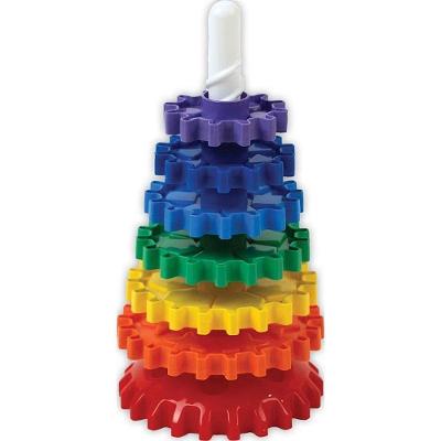 Brinquedo Educativo Gira Torre com 6 Peças Coloridas GGB Plast