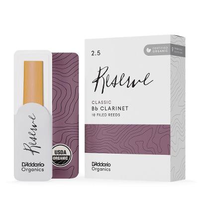 Palheta para Clarineta Organic Reserve Classic 2.5 com 10 Unidades DD Woodwinds