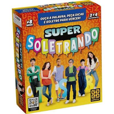 Jogo de Tabuleiro Super Soletrando Educativo Grow