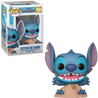 Boneco Funko Pop Stitch na Areia com Castelo Disney Candide