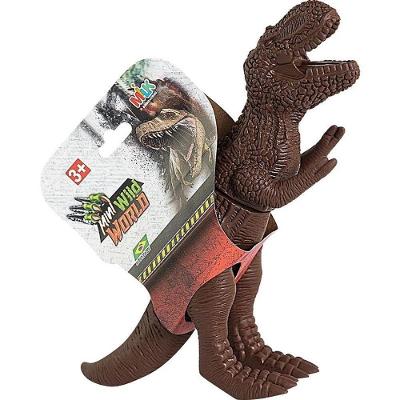 Dinossauro T-Rex 27x21cm Vinil Design Realista Cores Sortidas Milk