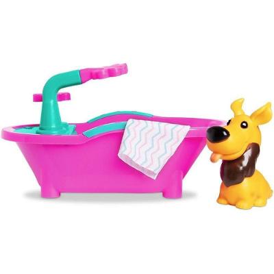 Kit de Brinquedo Pet Spa com Acessórios para Banho Samba Toys