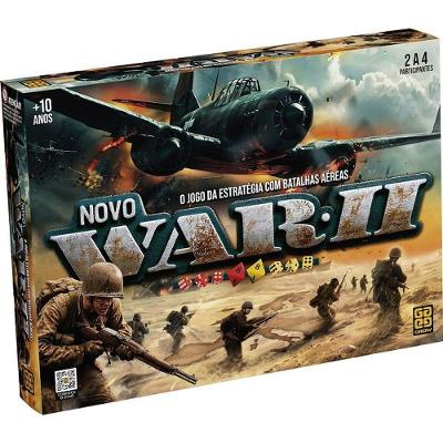 Jogo de Tabuleiro War II com Miniaturas de Aviões Grow