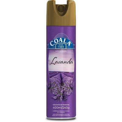 Odorizador de Ambiente Coala Lavanda 400ML Aerossol com Jato Uniforme