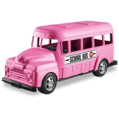 Ônibus de Brinquedo Classic Pink Bus Roda Livre Rosa Orange Toys