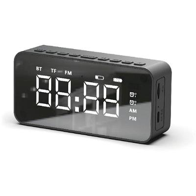 Rádio Relógio Digital Despertador 2 Flex Bluetooth FM LED 14x7cm