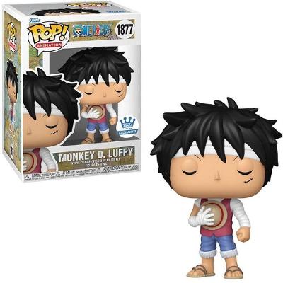 Boneco Funko Pop One Piece Luffy Mensagem 3D2Y Pós-Guerra Candide