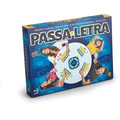 Jogo de Tabuleiro Passaletra Estimula Vocabulário e Adivinhação Grow