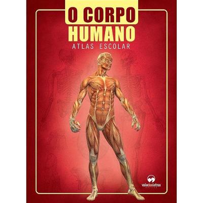 Kit Livro Atlas Corpo Humano Escolar 32 Páginas Pacote com 5