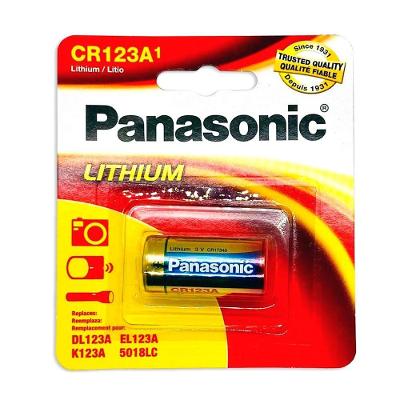 Bateria Panasonic CR123 3V 1550MAH Longa Vida Útil