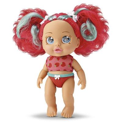 Boneca Club Girls Sabores 19cm Vinil Macio Olhos Lente Bee Toys