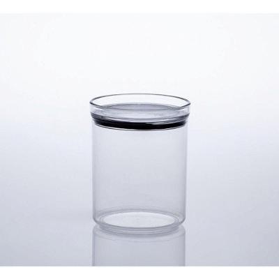 Pote Acrílico Hermetic 1000ML Lumini Redondo Hermético Transparente