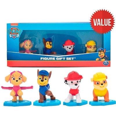 Kit Boneco Patrulha Canina com 4 Mini Figuras Sunny Brinquedos