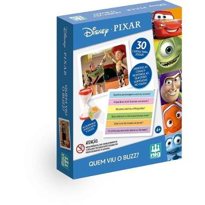 Jogo de Cartas Toy Story Quem Viu Buzz Memória e Linguagem Nig Brinquedos