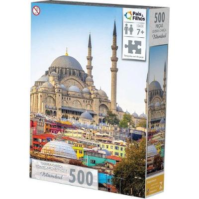 Quebra-cabeça Cartonado Istambul 500 Peças Maiores de 12 Anos