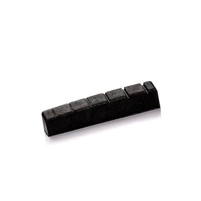 Pestana para Violão NEG426-BLK Plástico 10 Unidades Preta Spirit