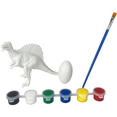 Kit Dinossauro de Pintar com Tintas e Pincel Bee Toys