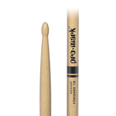 Baqueta Foward 7A TX7AW Hickory Ponta Ovalada Madeira Natural Promark