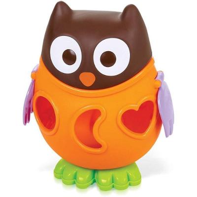 Brinquedo Educativo Corujinha com Cubos Didáticos Coloridos Maral