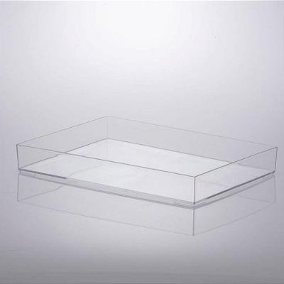 Organizador Cristal Acrílico Transparente Multiuso 34,5x25x4,7CM Paramount Plásticos