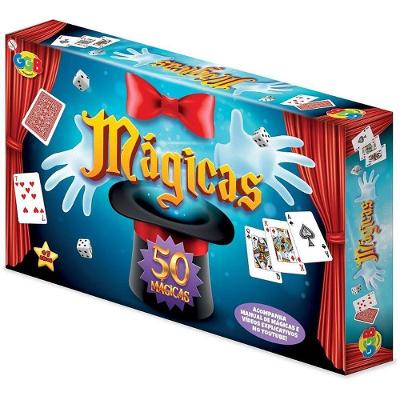 Jogo de Mágicas 50 Truques com Manual e Vídeos Explicativos GGB Plast