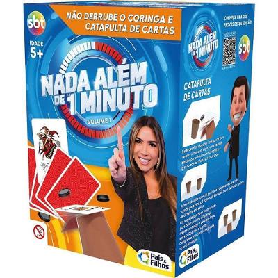 Jogo de Cartas Não Derrube o Coringa Volume 1 60 Segundos Pais & Filhos