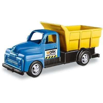 Caminhão Basculante Infantil Construction Work 23cm Roda Livre Orange Toys