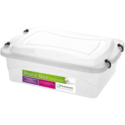 Caixa Organizadora Pratic Box 10L Plástico Multiuso Transparente