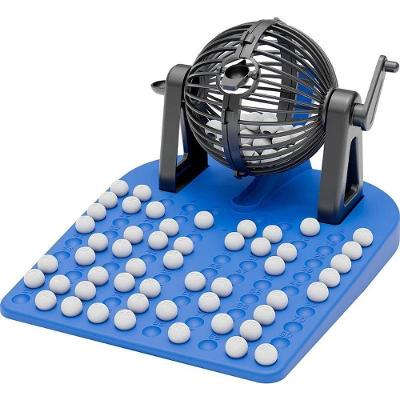 Jogo de Bingo Globo Giratório 50 Cartelas 90 Números GGB Plast