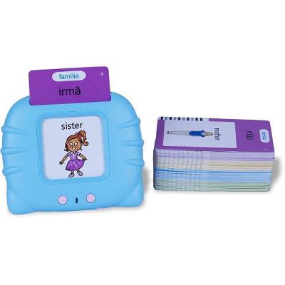 Máquina de Cartas Bilíngue Educativa com 112 Cartões e Leitora Bee Toys