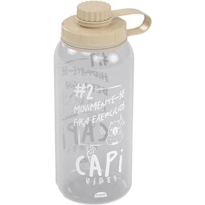Garrafa Plástica Capivara Sport 1,5L Tampa Rosqueável Plasútil