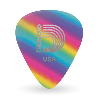 Palheta Celulóide Arco-íris .70MM 25 Unidades D'Addario 1CRB4-25