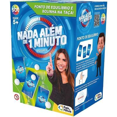 Jogo de Mesa Nada Além de 1 Minuto Ponto de Equilíbrio Pais & Filhos