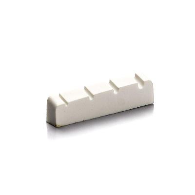 Pestana Nut Baixo 4 Cordas NBG386-WH Plástico Branca 10 Peças Spirit